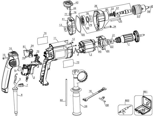 dewalt drill parts diagram