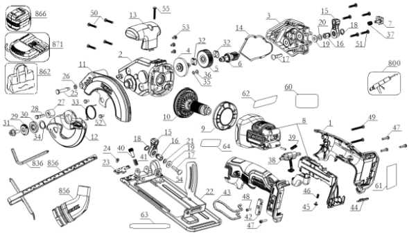 dewalt table saw parts diagram