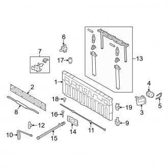 tailgate parts diagram