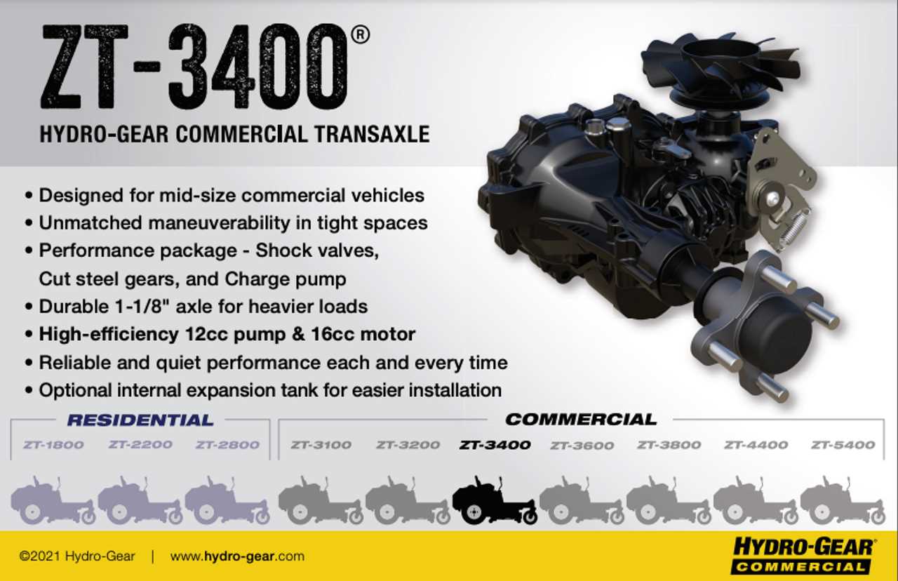 hydro gear zt 5400 parts diagram