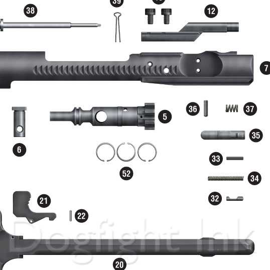 diagram of ar 15 parts