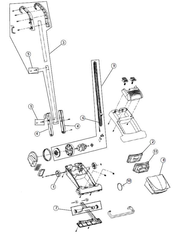 dirt devil power max pet parts diagram