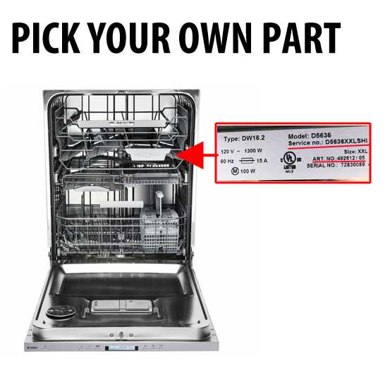 dishwasher parts diagram