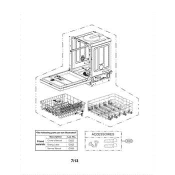 dishwasher parts diagram