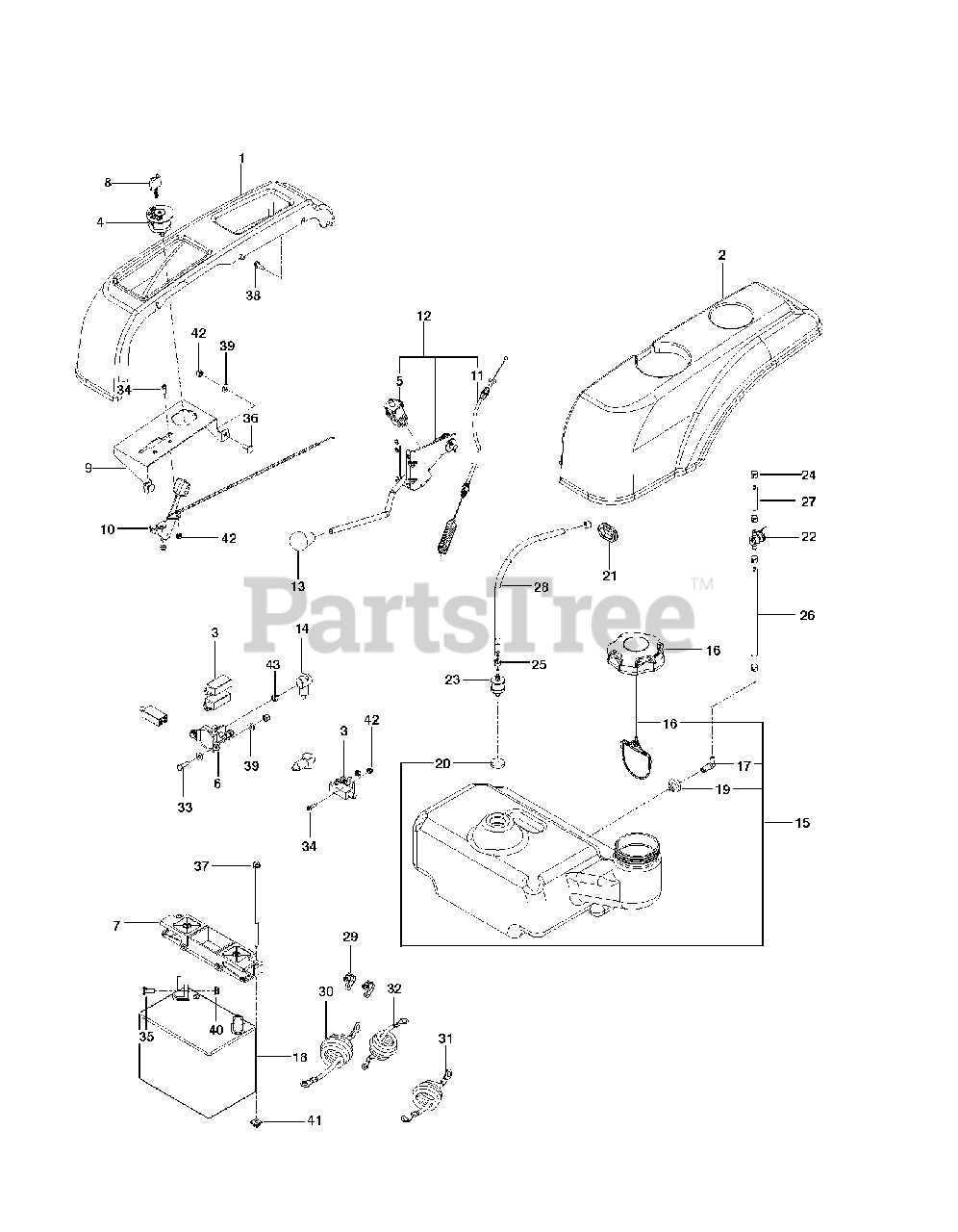 dixon mower parts diagram