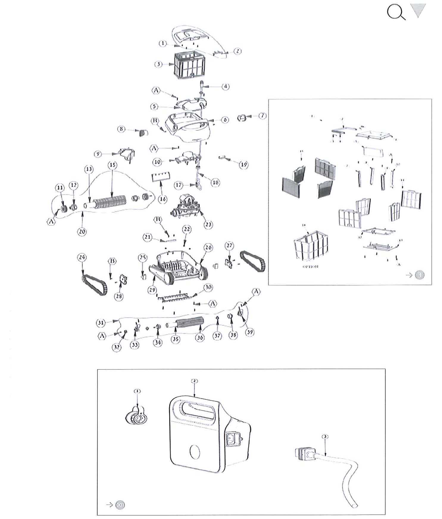 dolphin s200 parts diagram