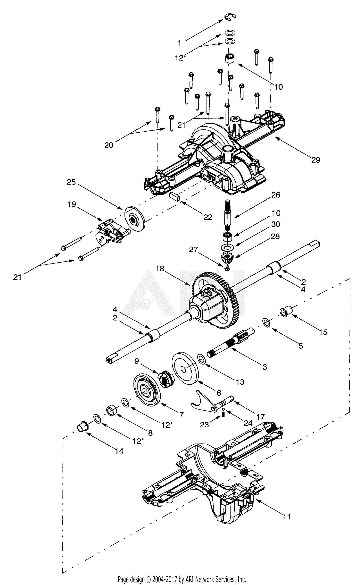 differential parts diagram