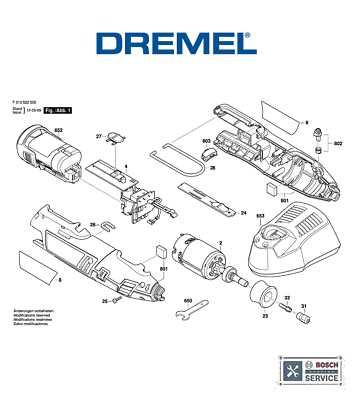 dremel parts diagram