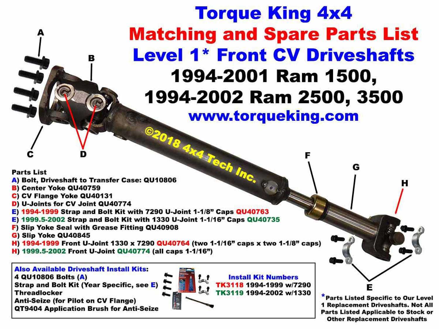 drive shaft parts diagram