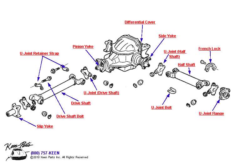 drive shaft parts diagram