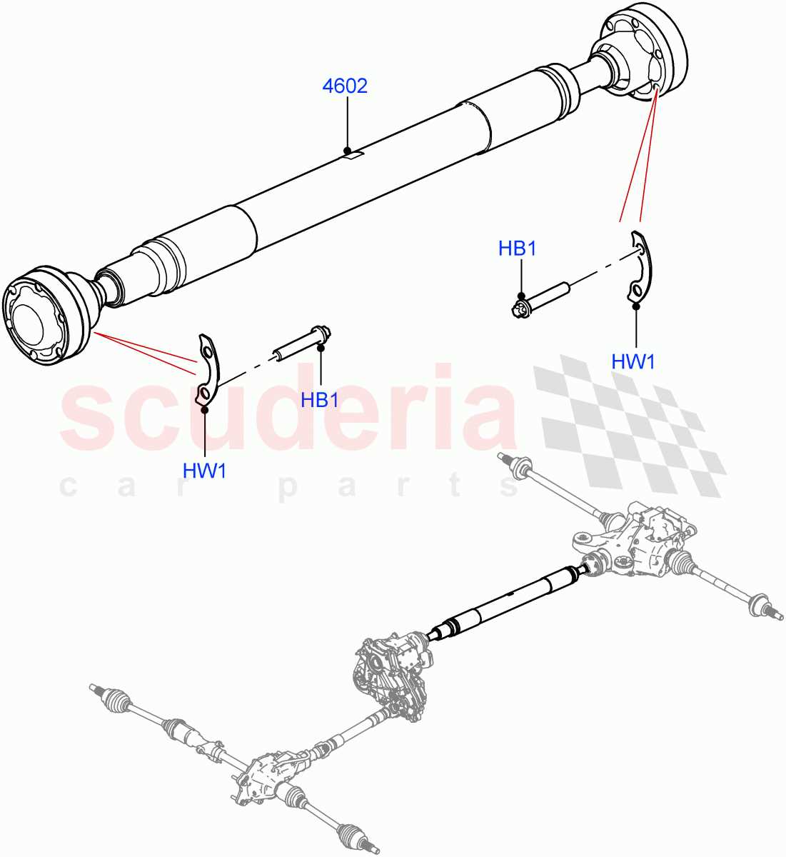 drive shaft parts diagram