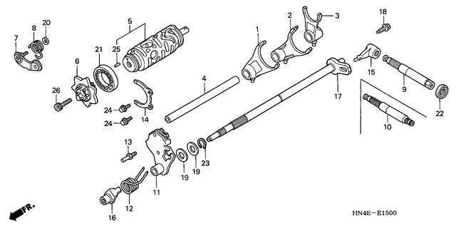 2003 honda rancher 350 parts diagram