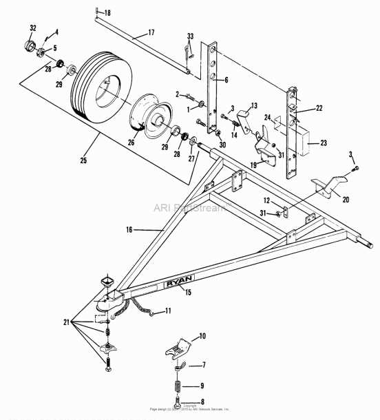 dump trailer parts diagram