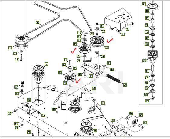 cub cadet z force 48 parts diagram