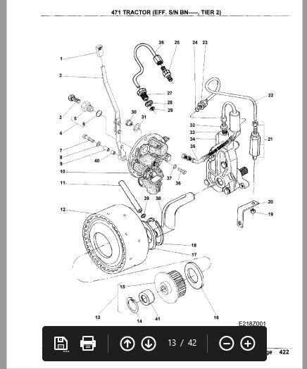 massey ferguson steering parts diagram