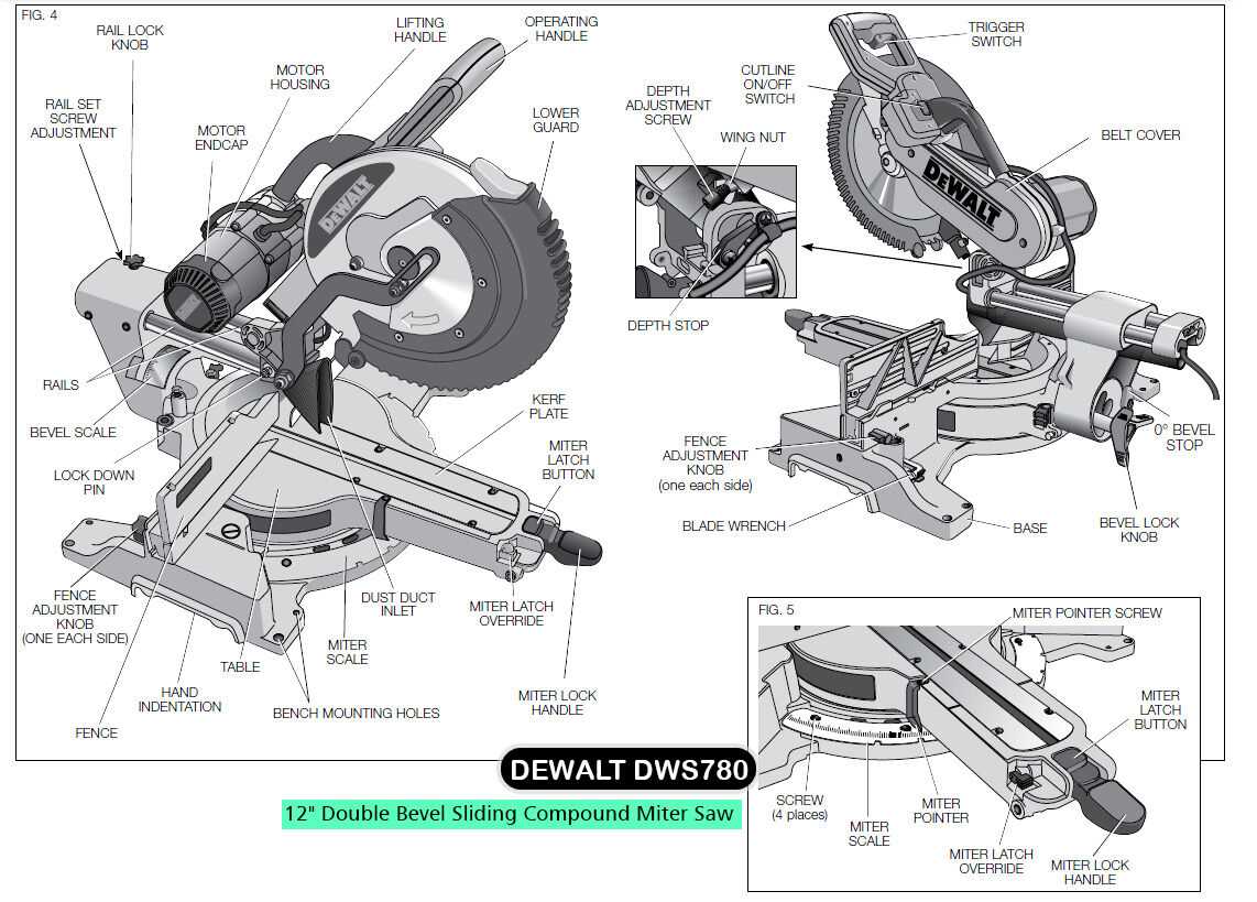 dws780 parts diagram