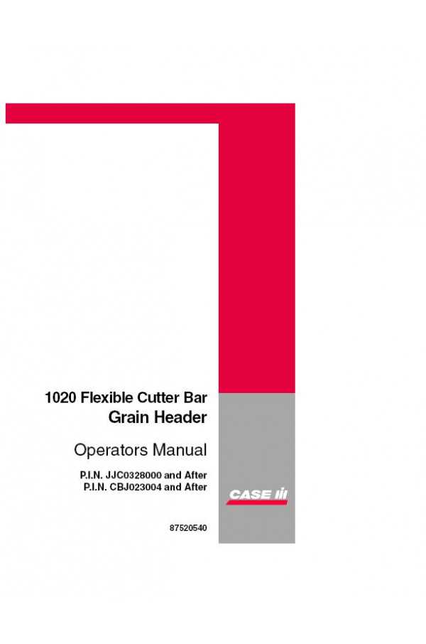 case ih 1020 header parts diagram