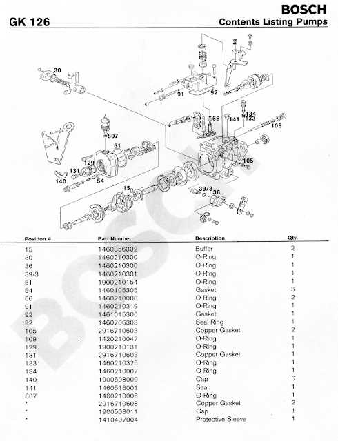 zexel injection pump parts diagram