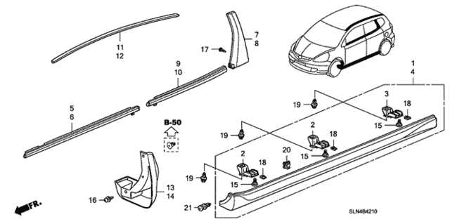 honda fit parts diagram