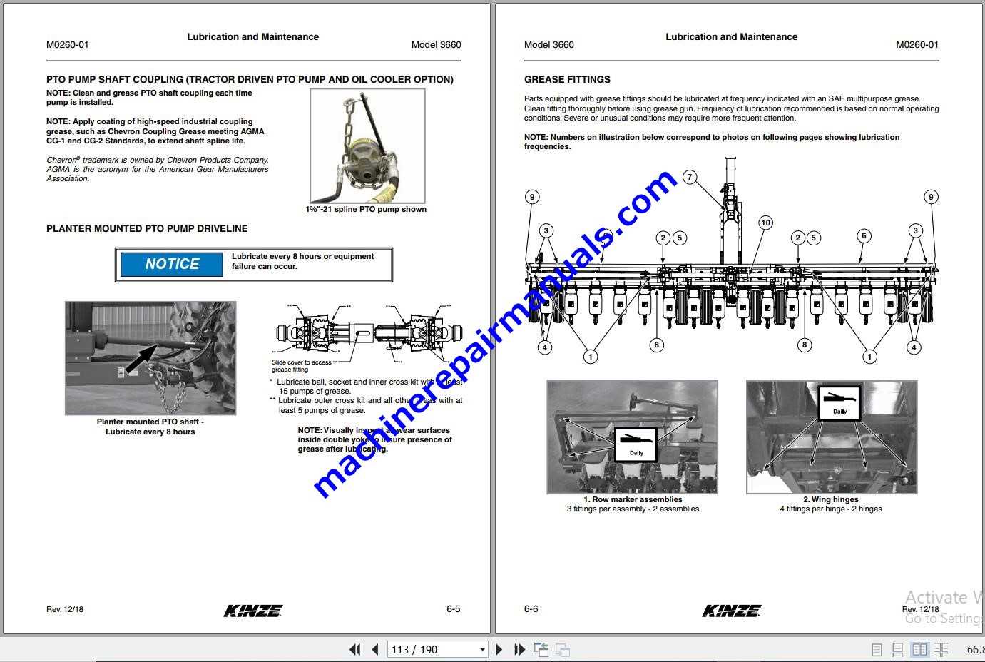 kinze planter parts diagram