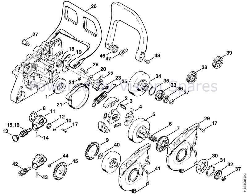 stihl 028 super parts diagram