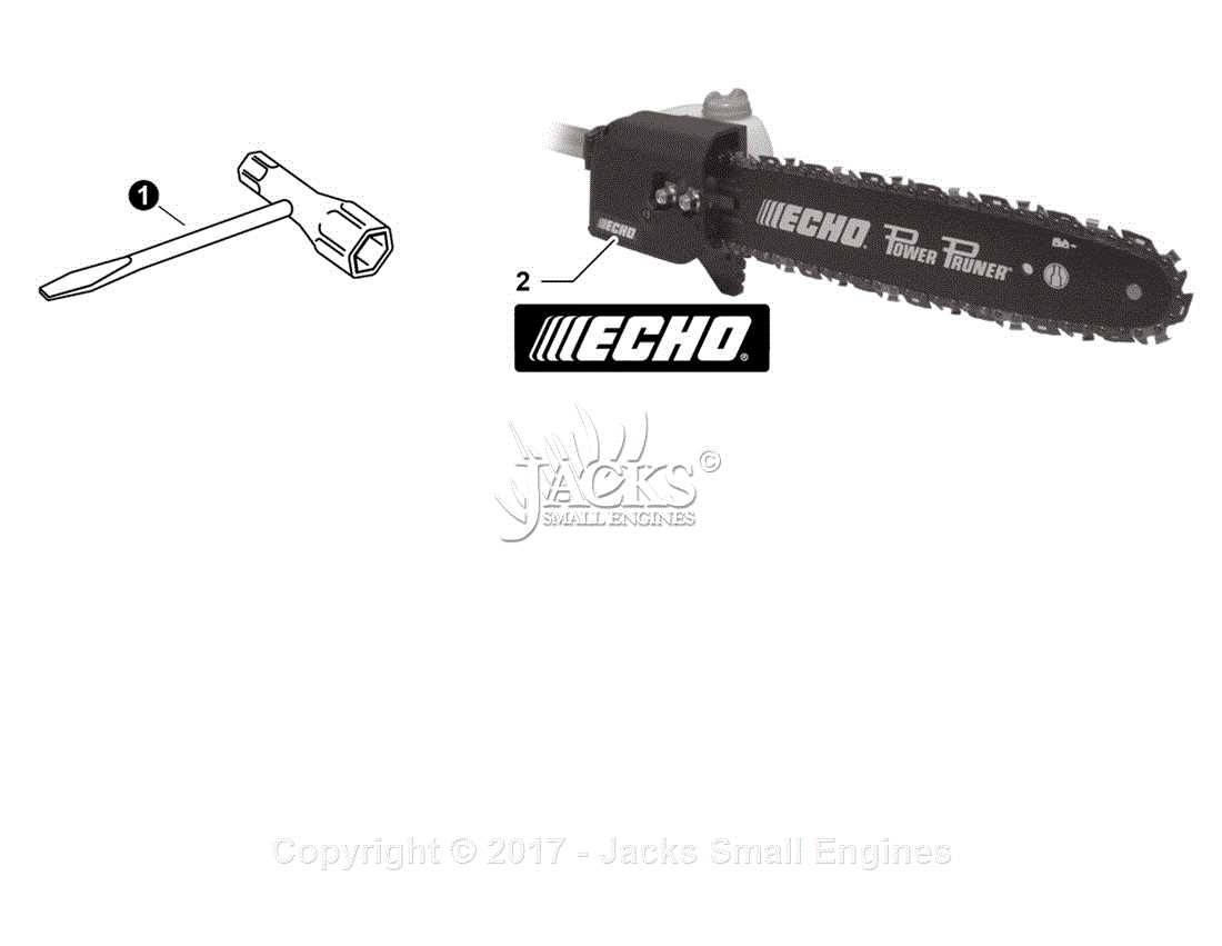 echo pole saw parts diagram