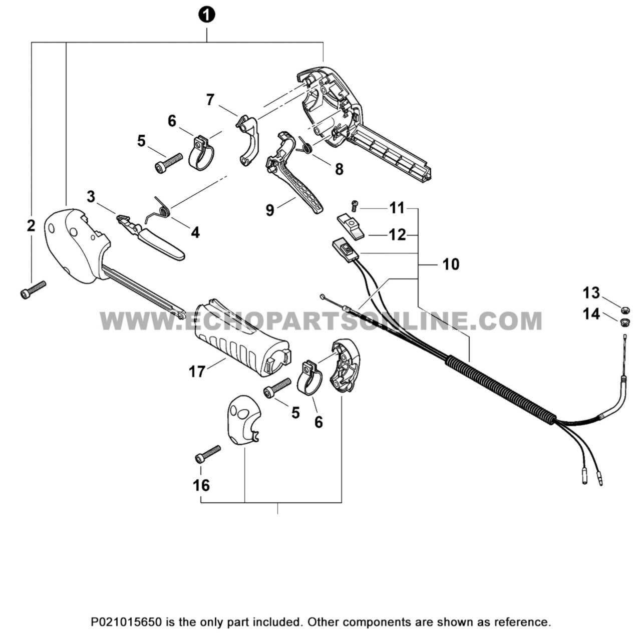 echo trimmer parts diagram