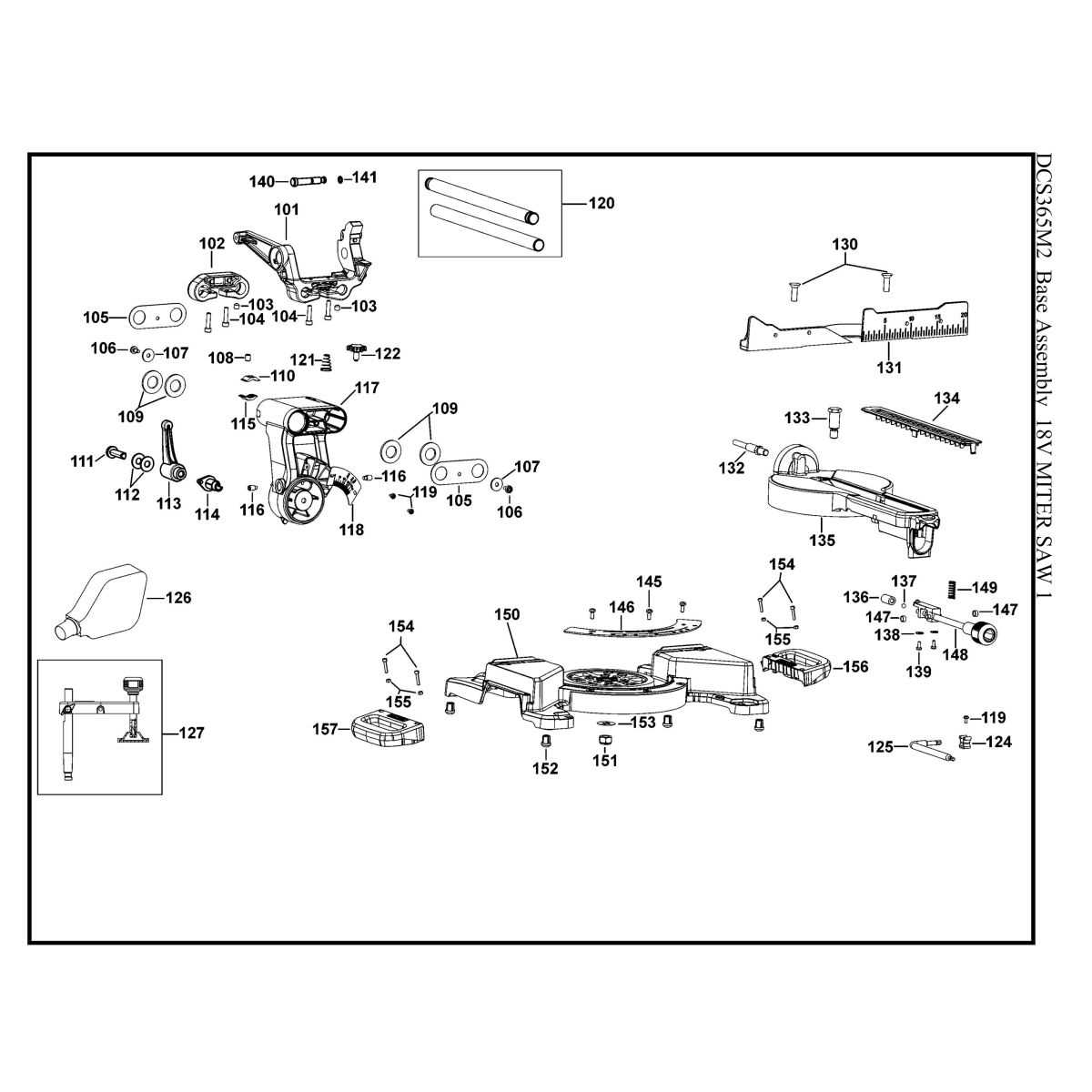 dewalt chop saw parts diagram