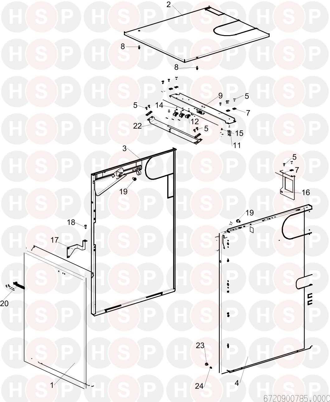 electrolux dishwasher parts diagram