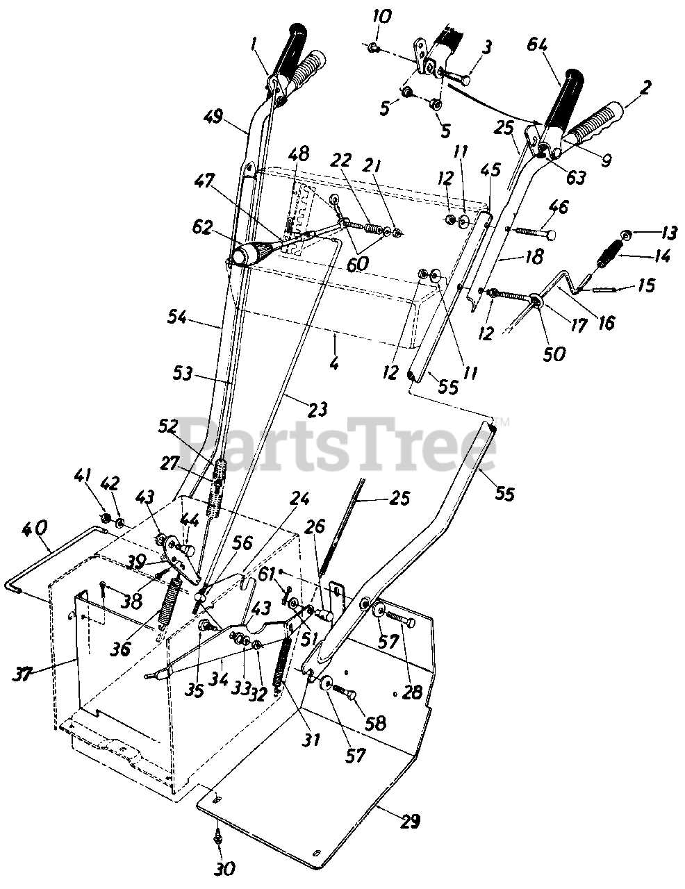 mtd edger parts diagram