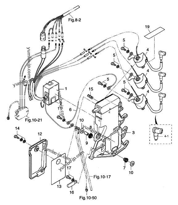 nissan outboard parts diagram