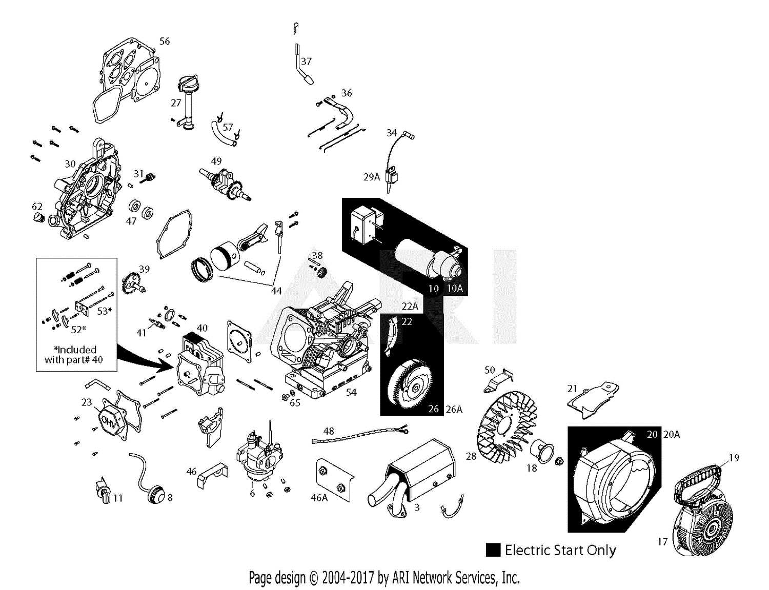 poulan pro snowblower parts diagram