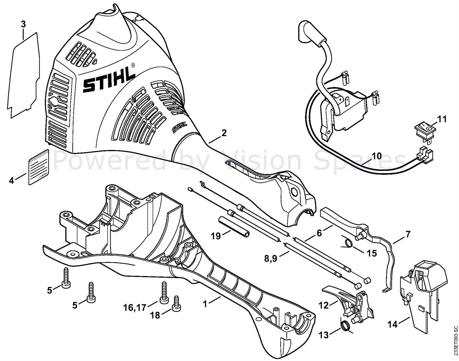 stihl fs 38 trimmer parts diagram