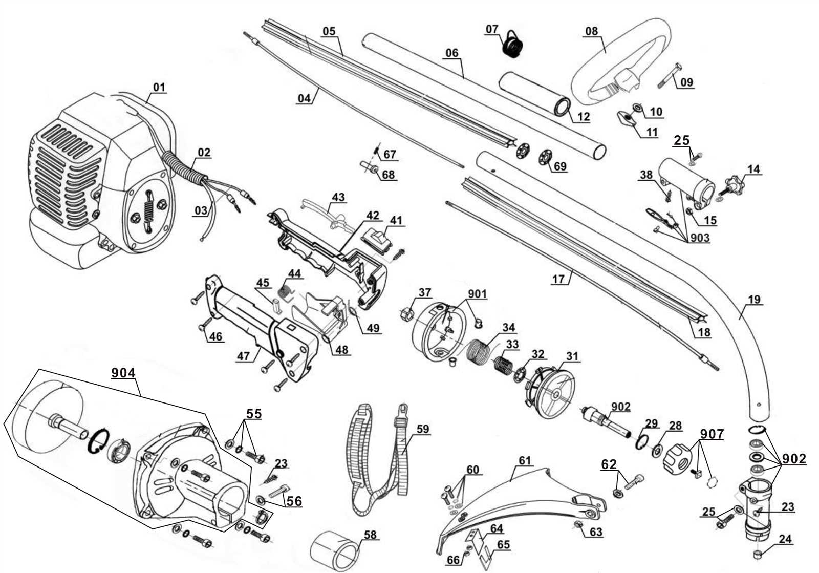 ryobi ss26 parts diagram