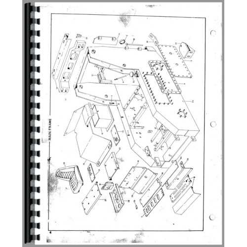 mustang skid steer parts diagram