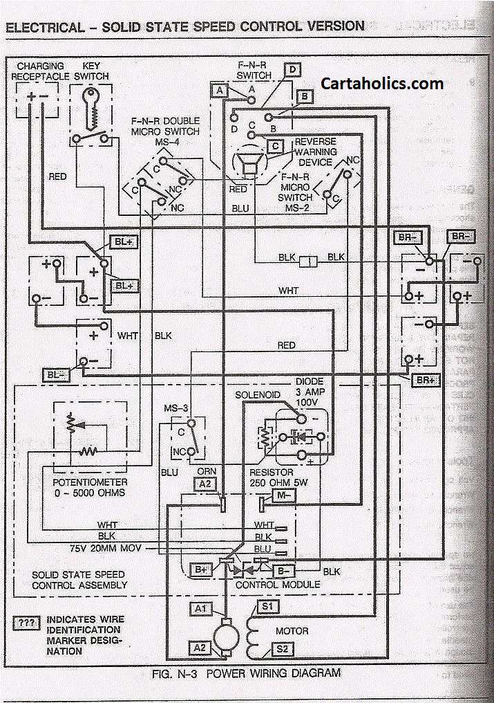 ezgo marathon parts diagram