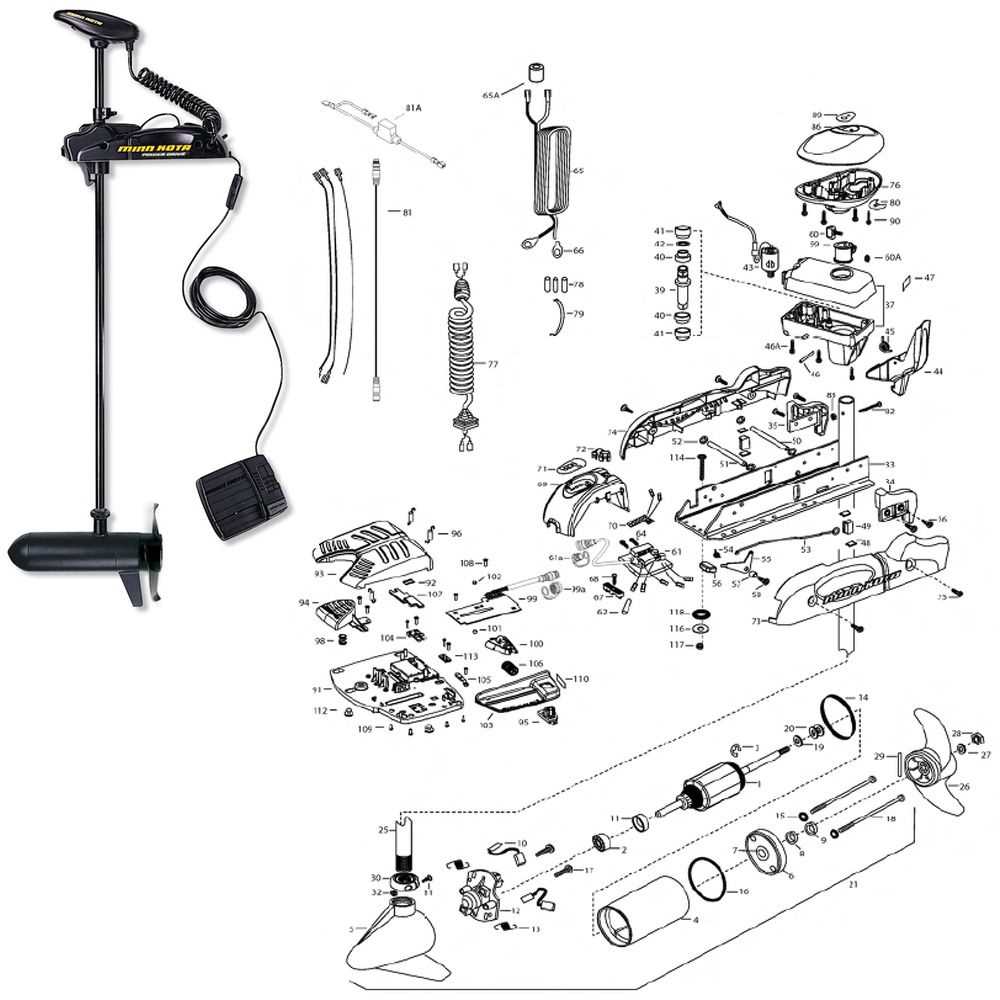 minn kota terrova parts diagram