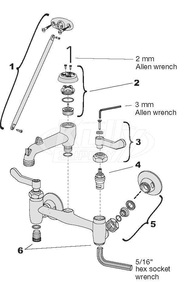 faucet part diagram