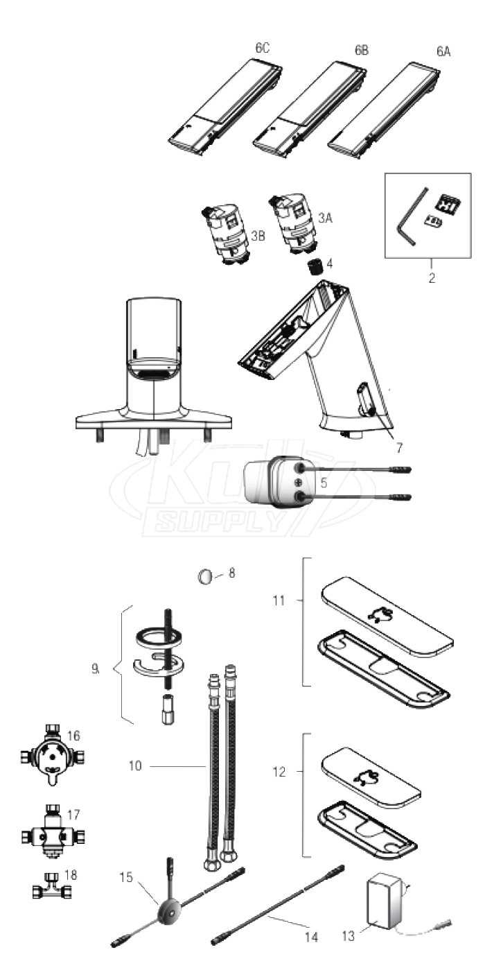 faucet part diagram