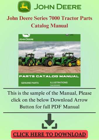 john deere 7000 parts diagram