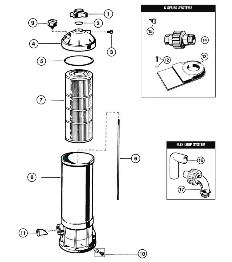 hayward pro series sand filter parts diagram