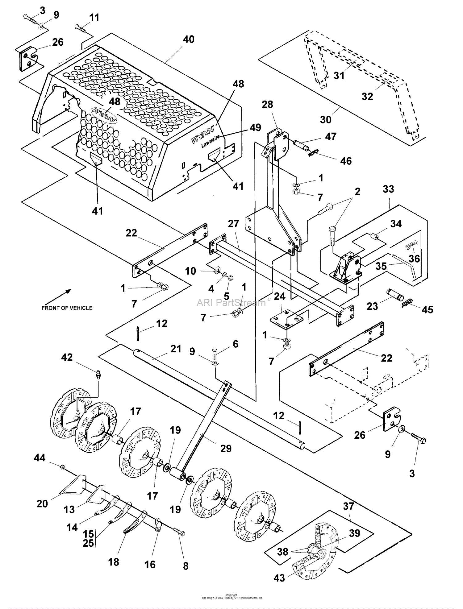 ryan aerator parts diagram