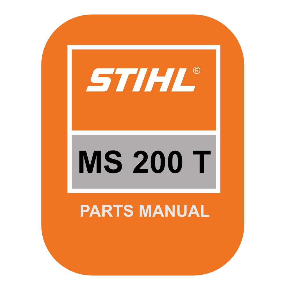 stihl ms200t parts diagram