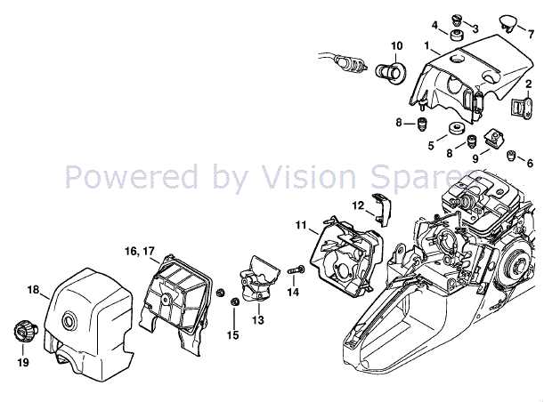 stihl ms 461 parts diagram