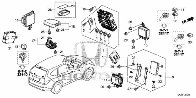 honda cr v parts diagram