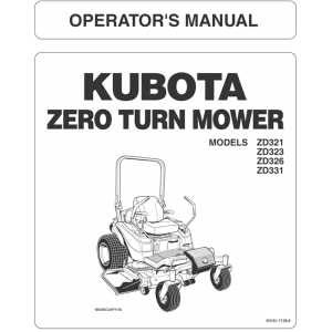 kubota zd331 parts diagram