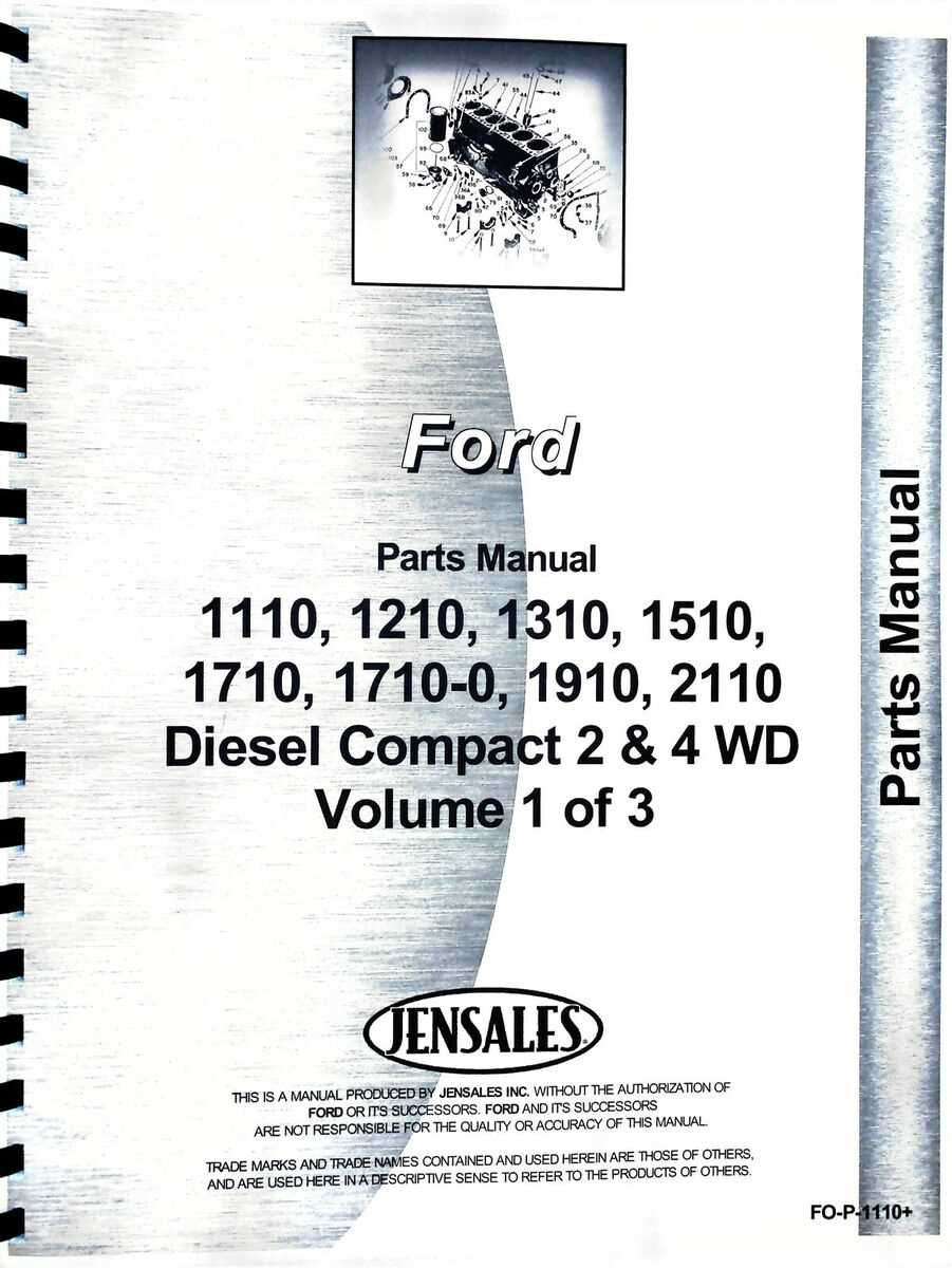 ford 1210 tractor parts diagram