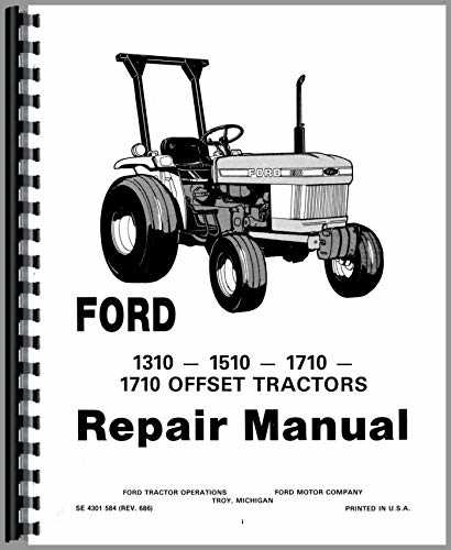 ford 1710 tractor parts diagram