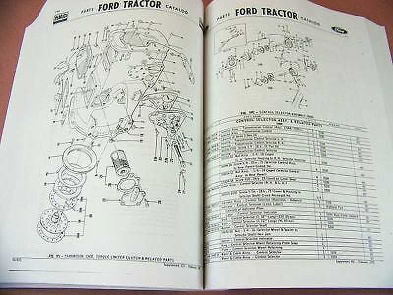 ford 3000 tractor parts diagram