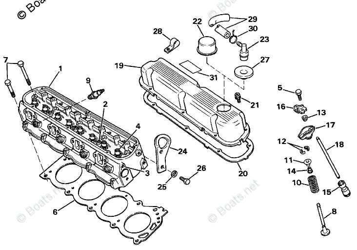 ford 460 engine parts diagram